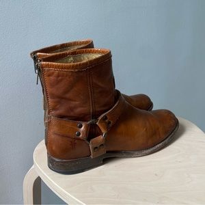 Frye Phillip Harness Leather Boot